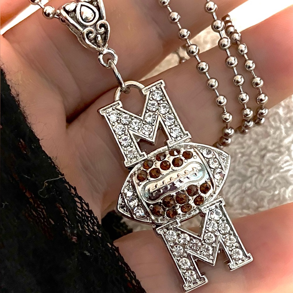 FOOTBALL MOM NECKLACE